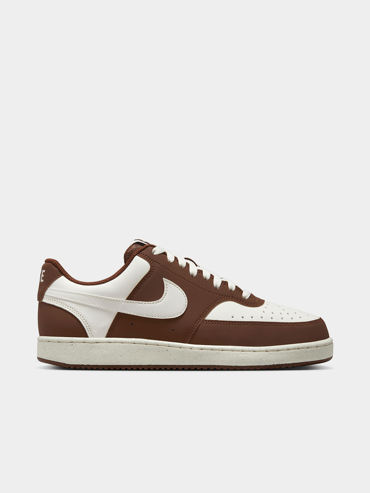 Nike Womens Court Vision Brown/White Sneakers
